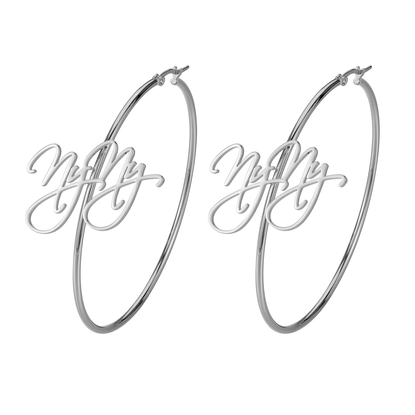 Custom Name Hoop Earring QE855