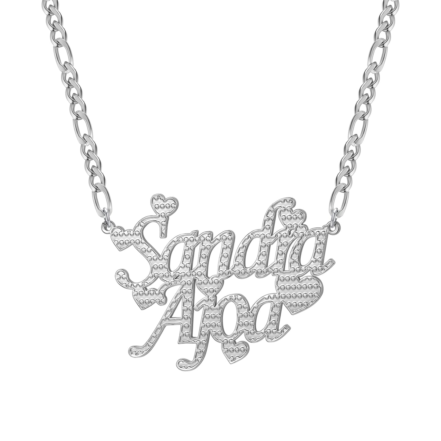 Heart Two Names Necklace QN852