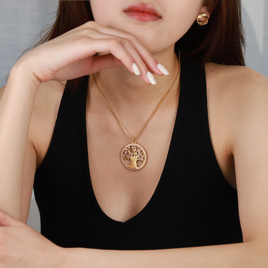 Family Tree Name Necklace QN829