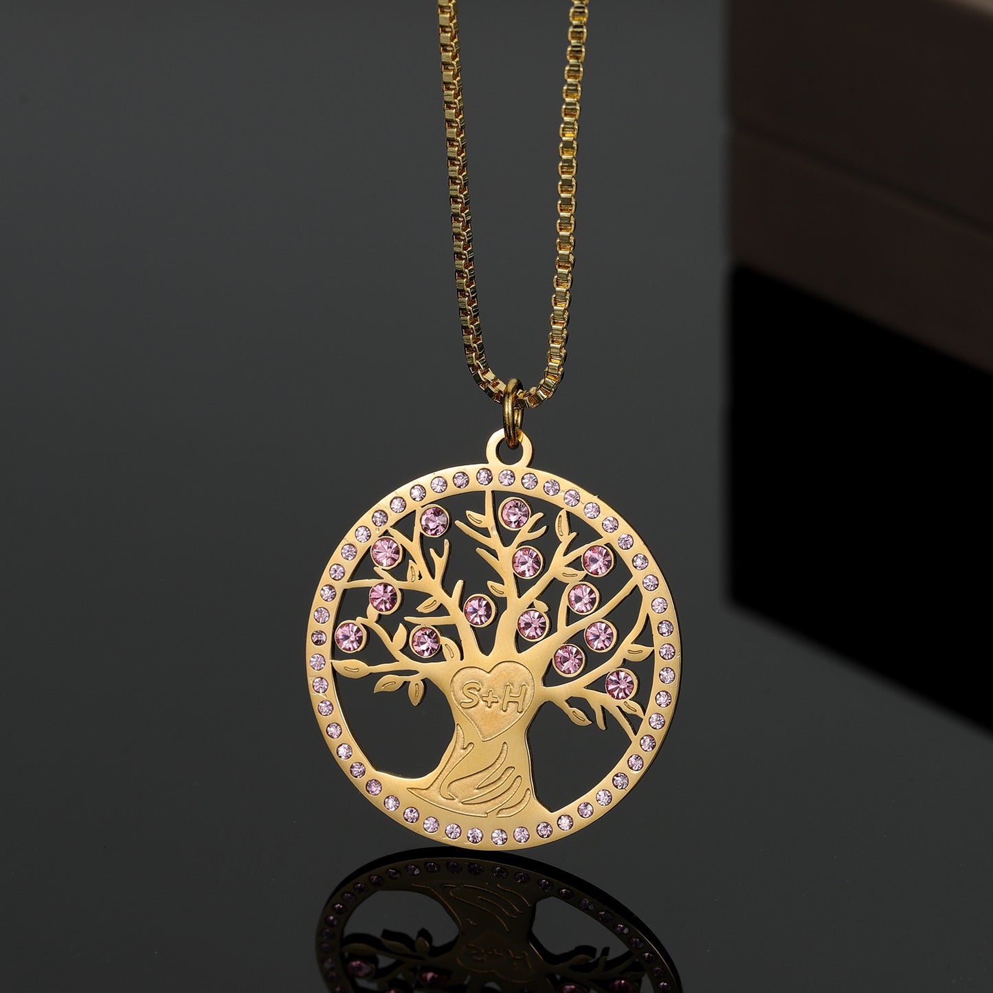 Family Tree Name Necklace QN829