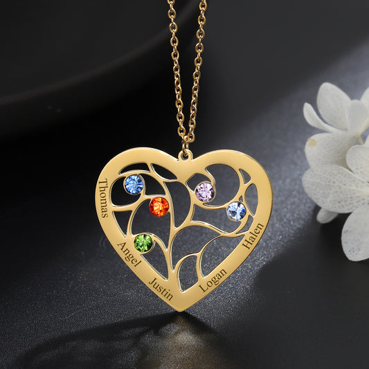 Personalized Birthstone Necklace DN201