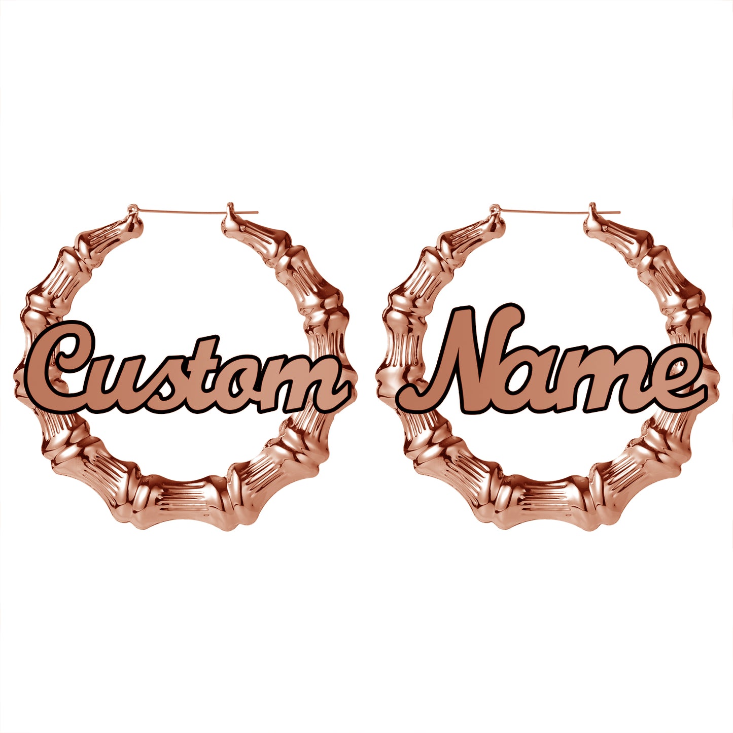Hoop Bamboo Earrings QE20786
