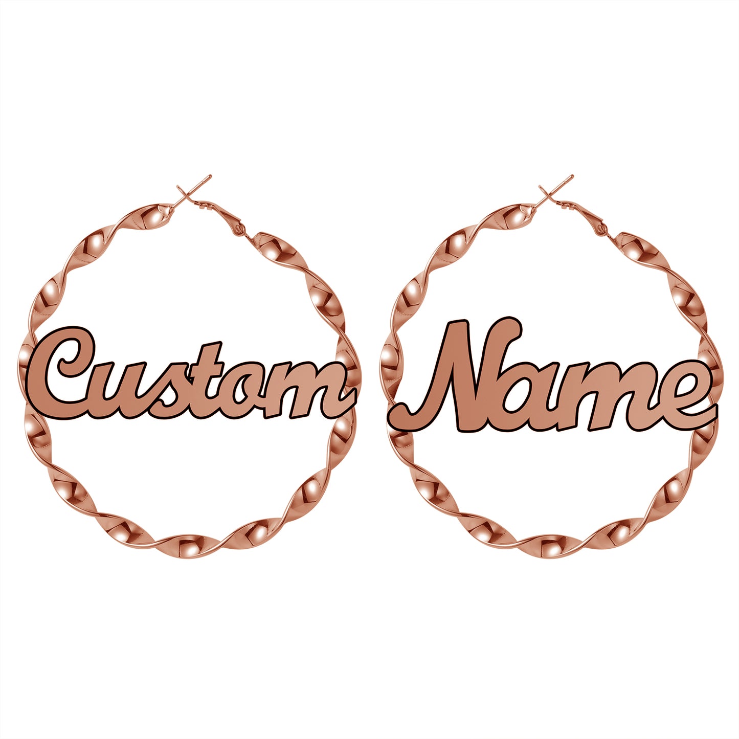 Wave Hoop Earrings QE20787