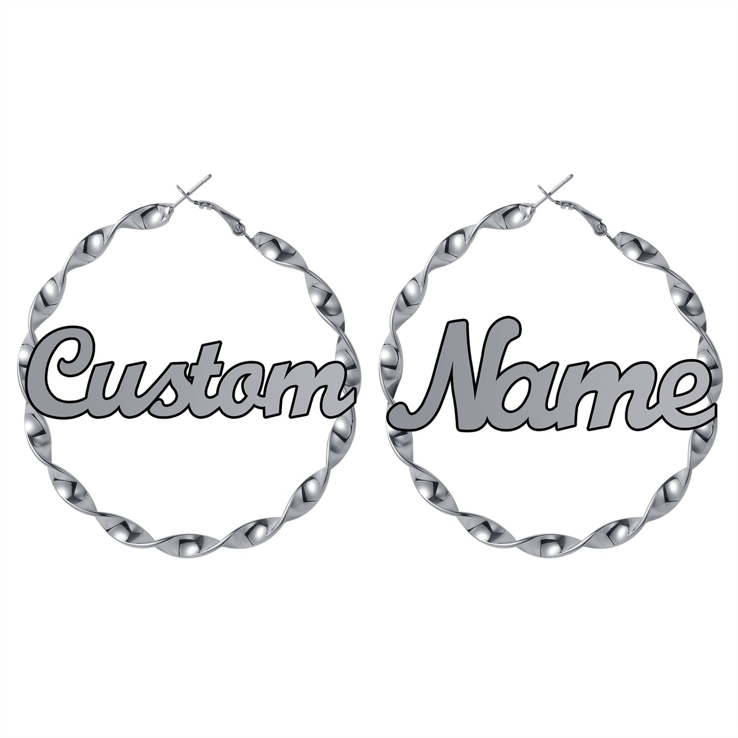 Wave Hoop Earrings QE20787