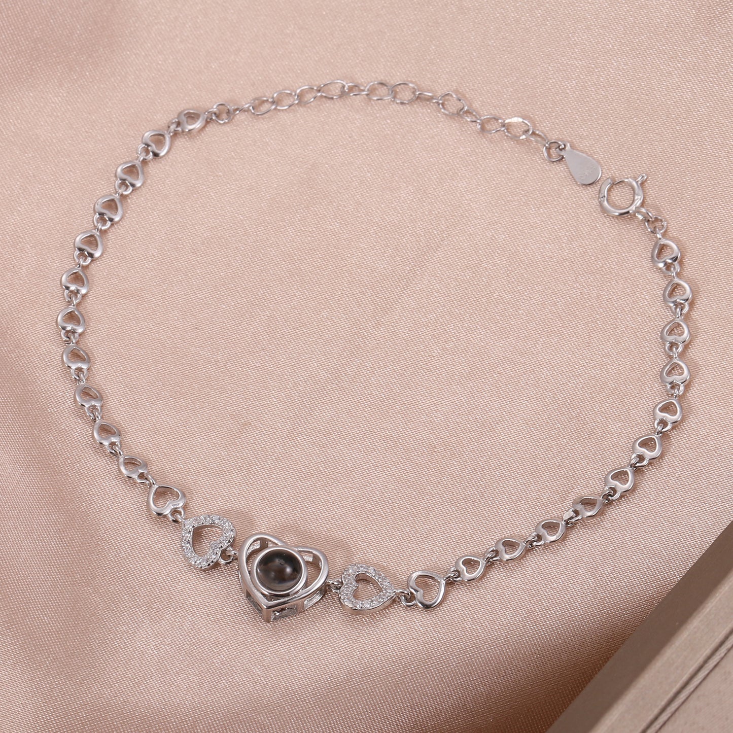 Bracelet Coeur Photo Projection QB751
