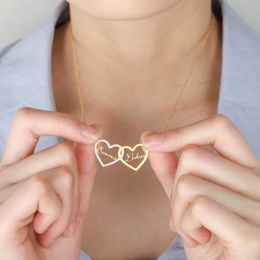 Custom Heart Necklace  QN199
