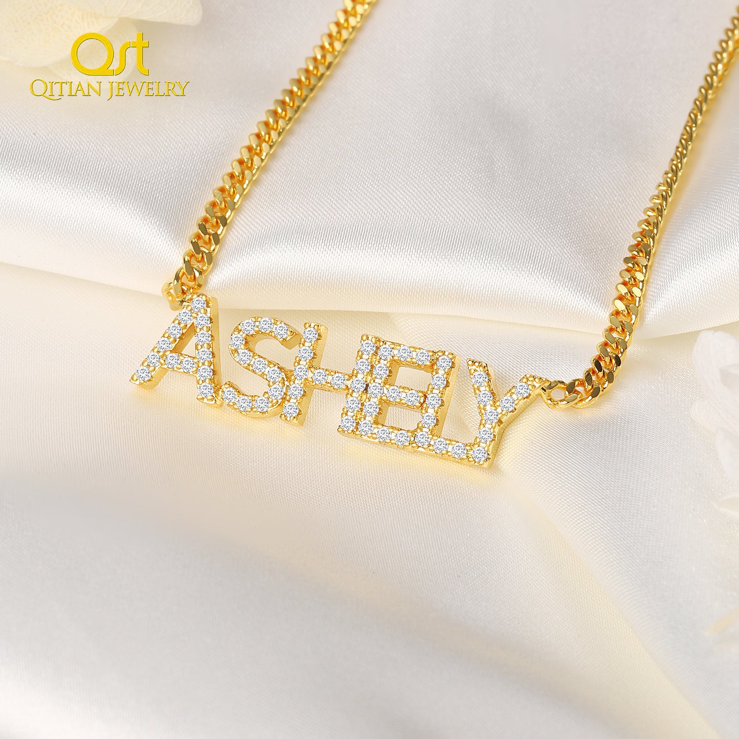 Iced Out Name Necklace QN201104