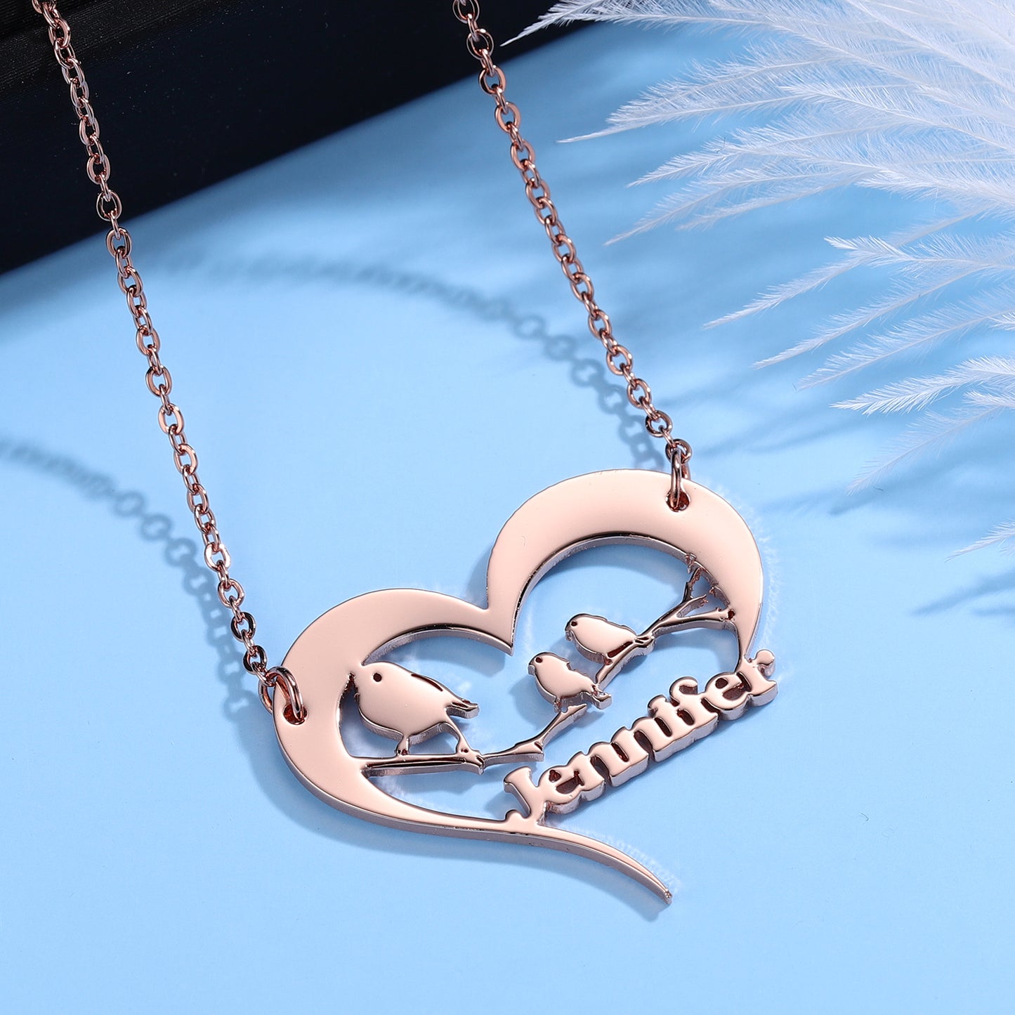 Birds Name Necklace For Mom QN181-2
