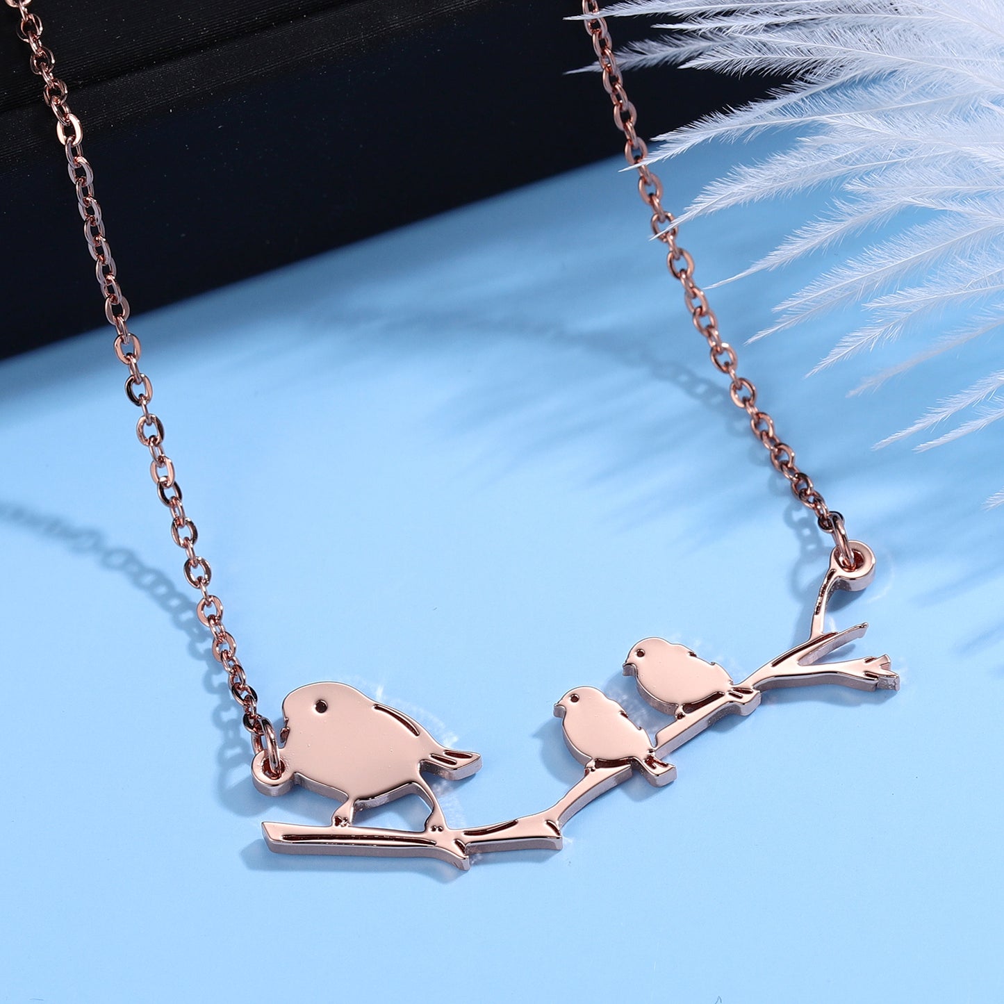 Birds Name Necklace For Mom QN181-3