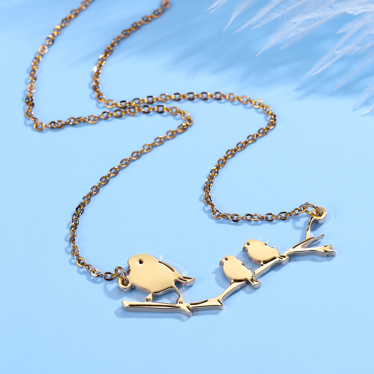Birds Name Necklace For Mom QN181-3