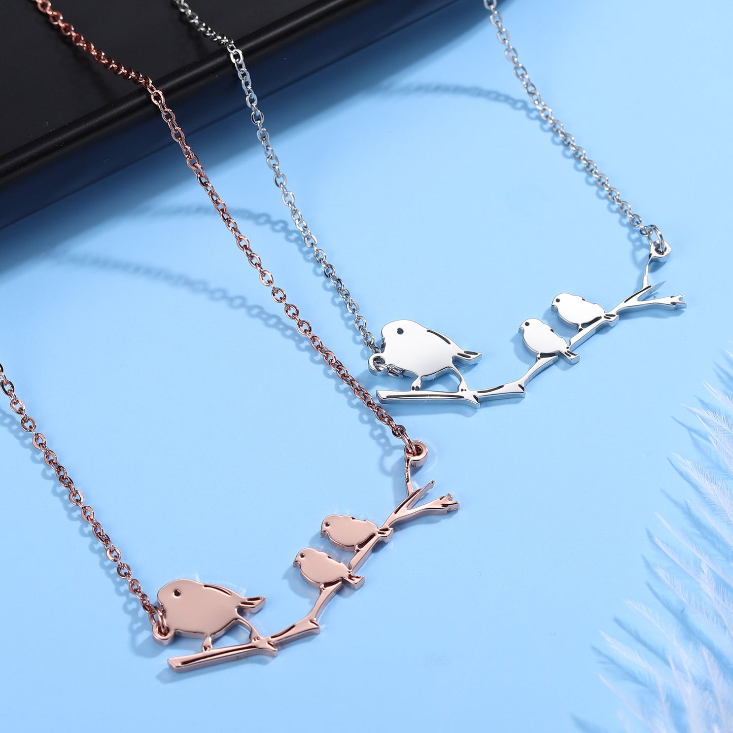 Birds Name Necklace For Mom QN181-3