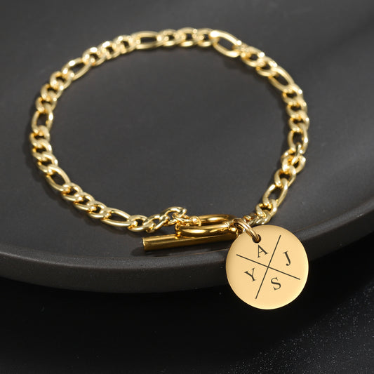 Personalized Bracelet Engrave DK004