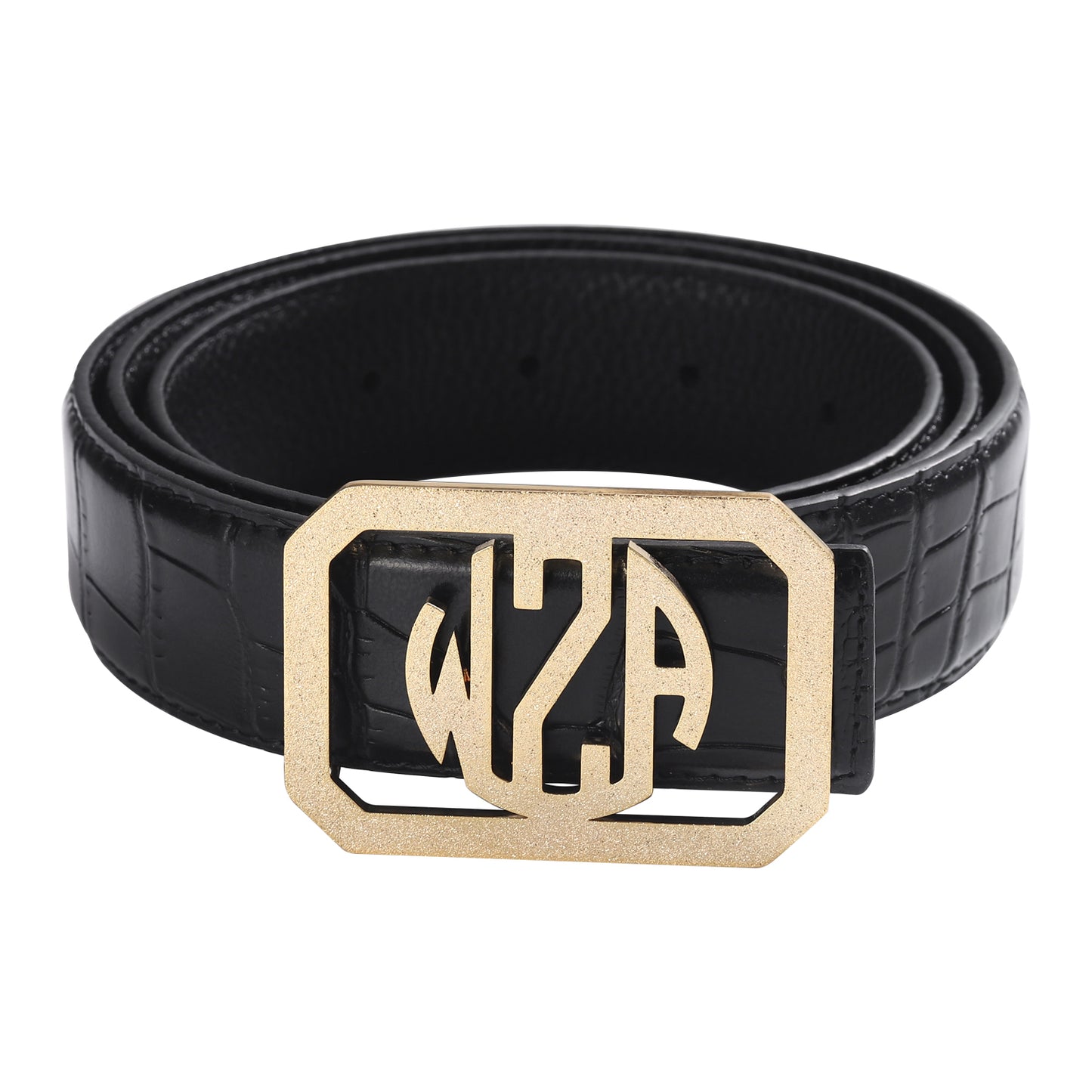 Frosted 3 Letters Belt Buckle