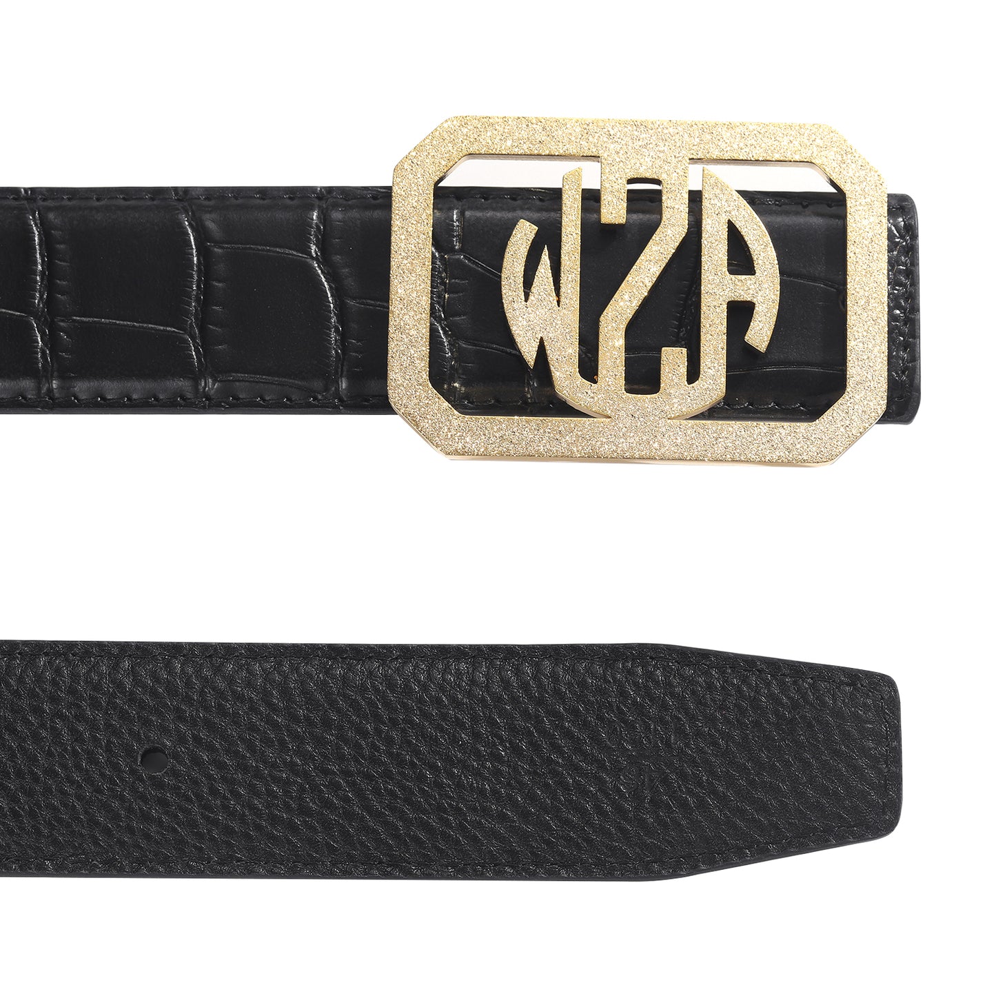 Frosted 3 Letters Belt Buckle