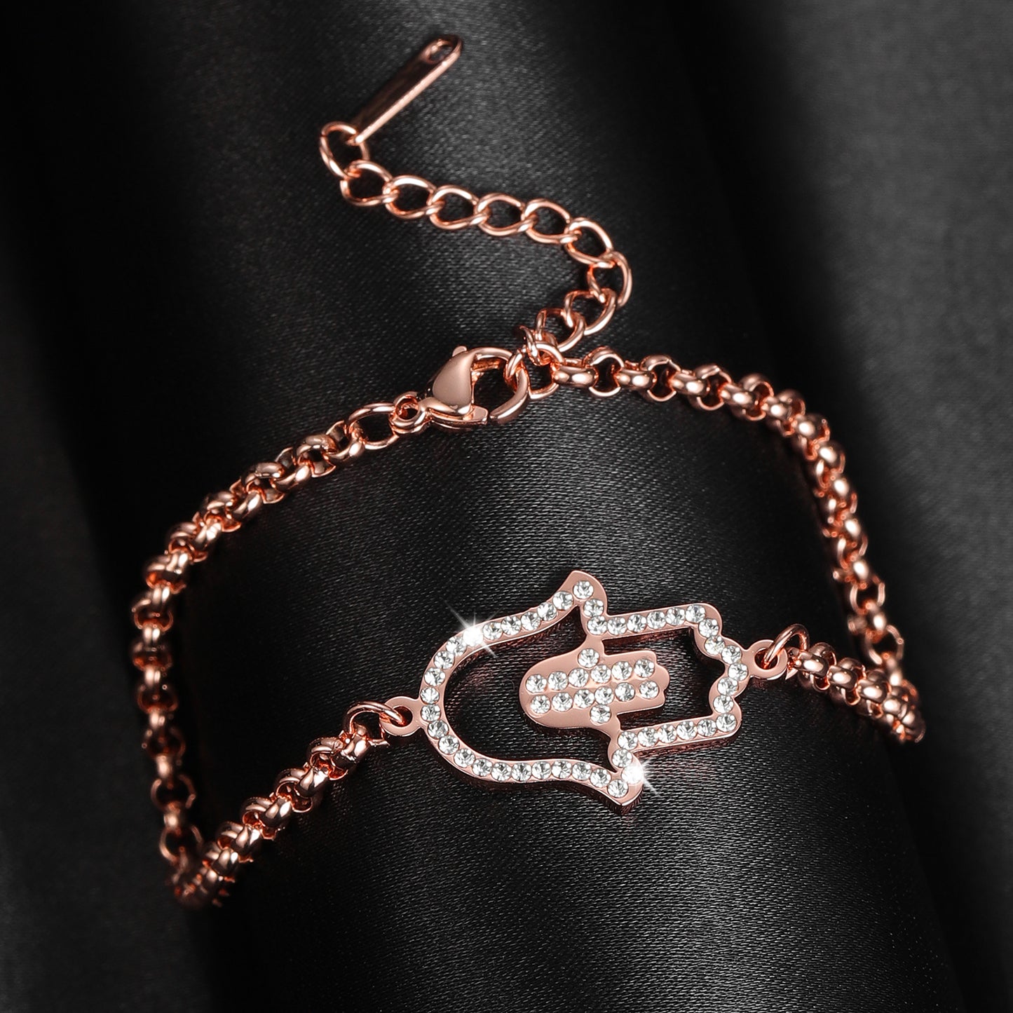Main de Fatima Choker Bijoux islamiques QN201002, QB201008