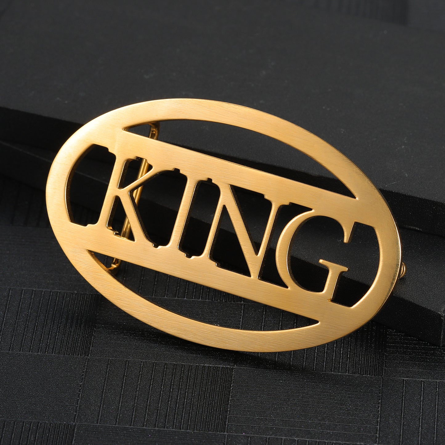 Oval Custom Name Belt Buckle