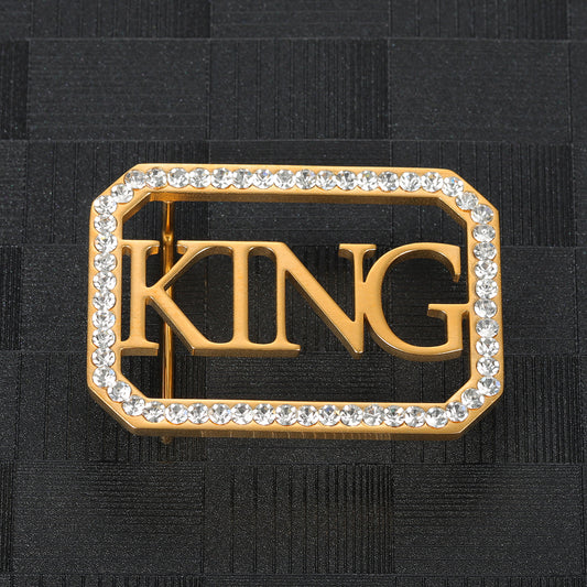 Diamond Square Custom Name Belt Buckle