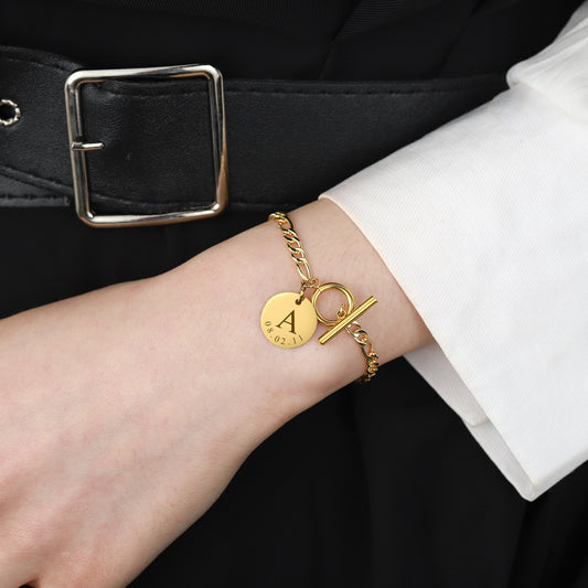 Personalized Bracelet Engrave DK004