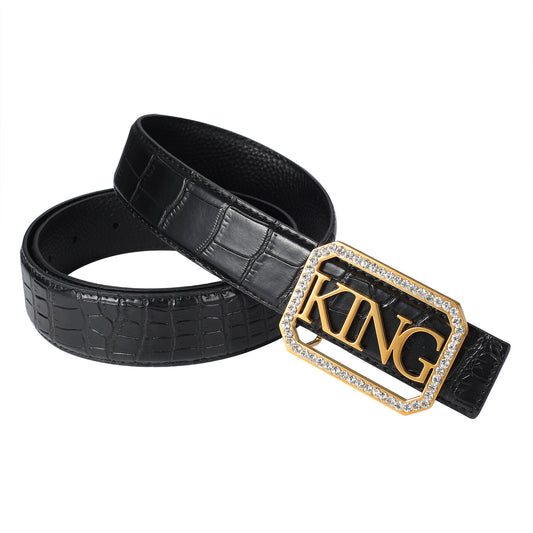 Diamond Square Custom Name Belt Buckle