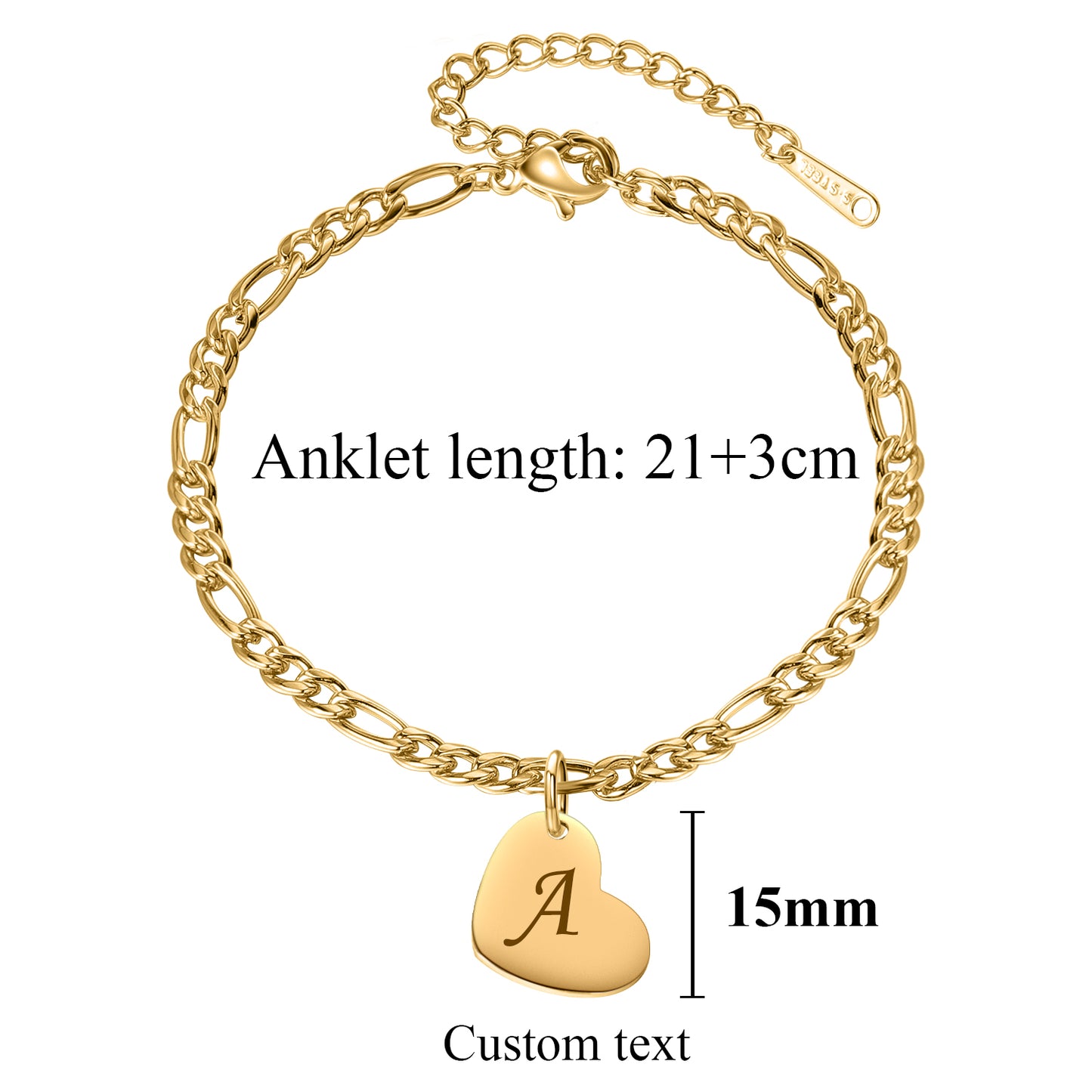 Custom Engrave Name Anklets QA193