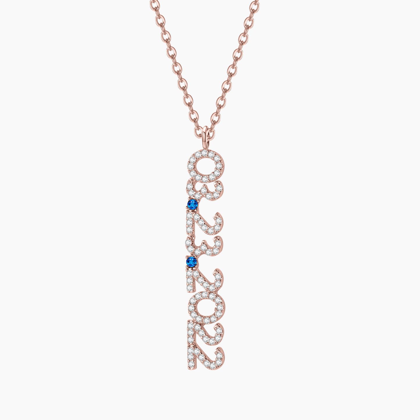 Birthstone Diamond Necklace QN737