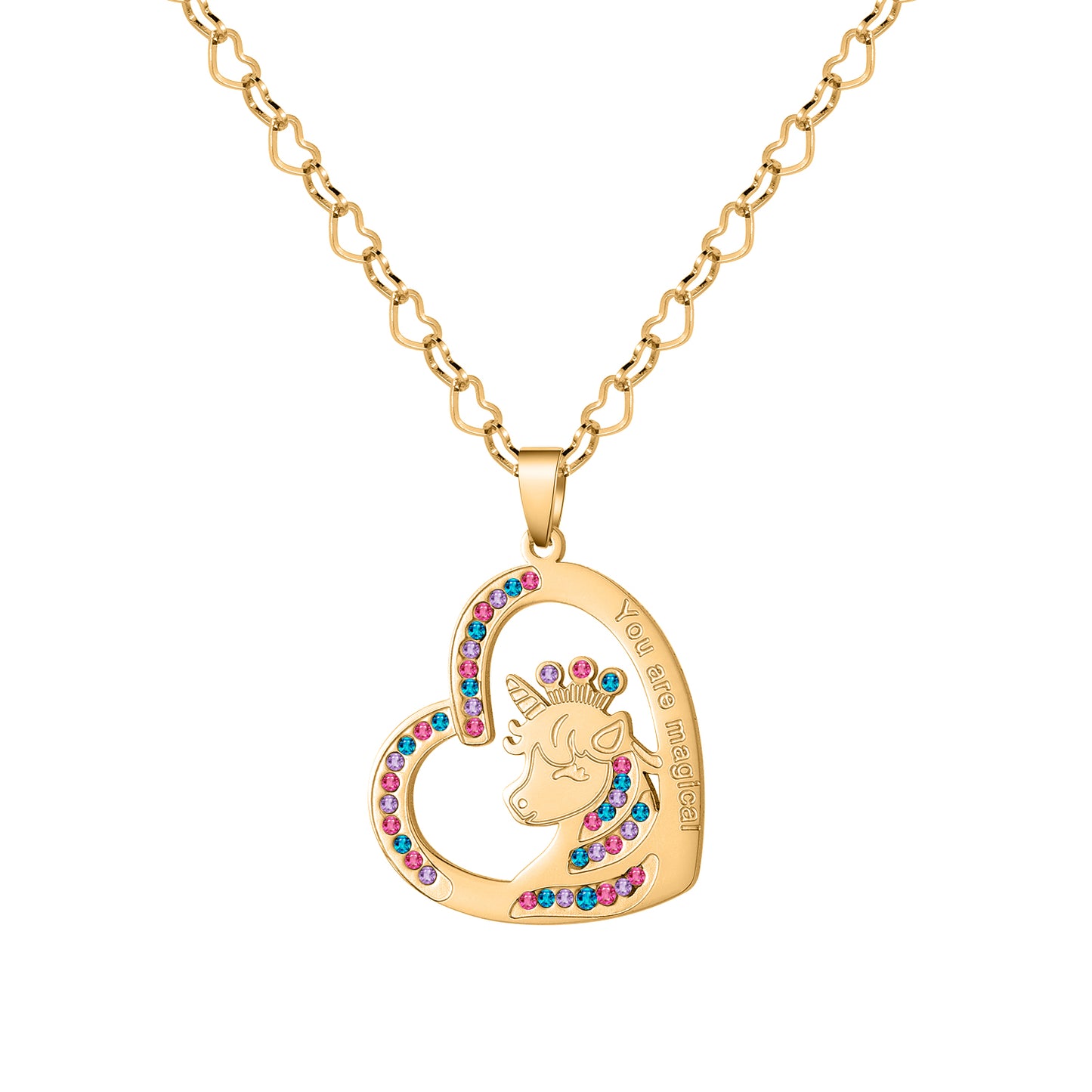 Love Unicorn Name Necklace MN1777