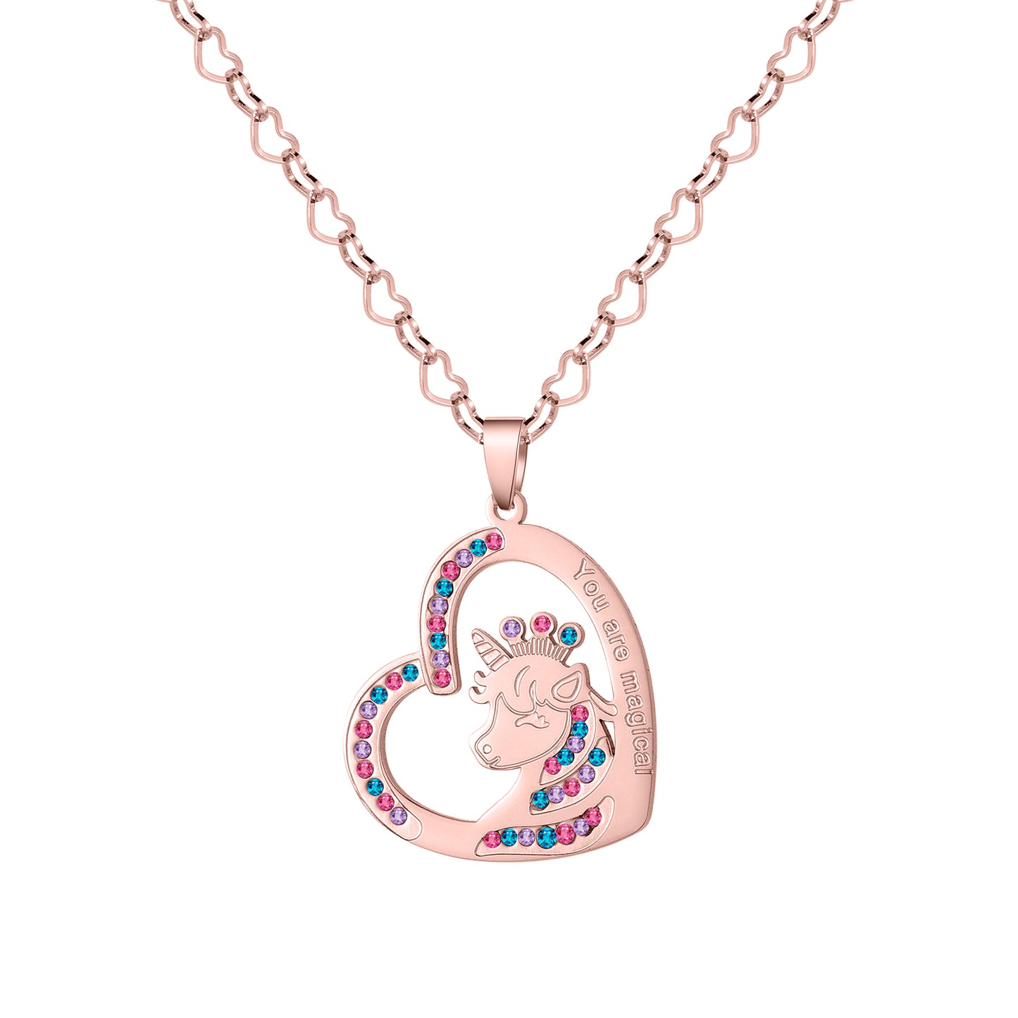 Love Unicorn Name Necklace MN1777