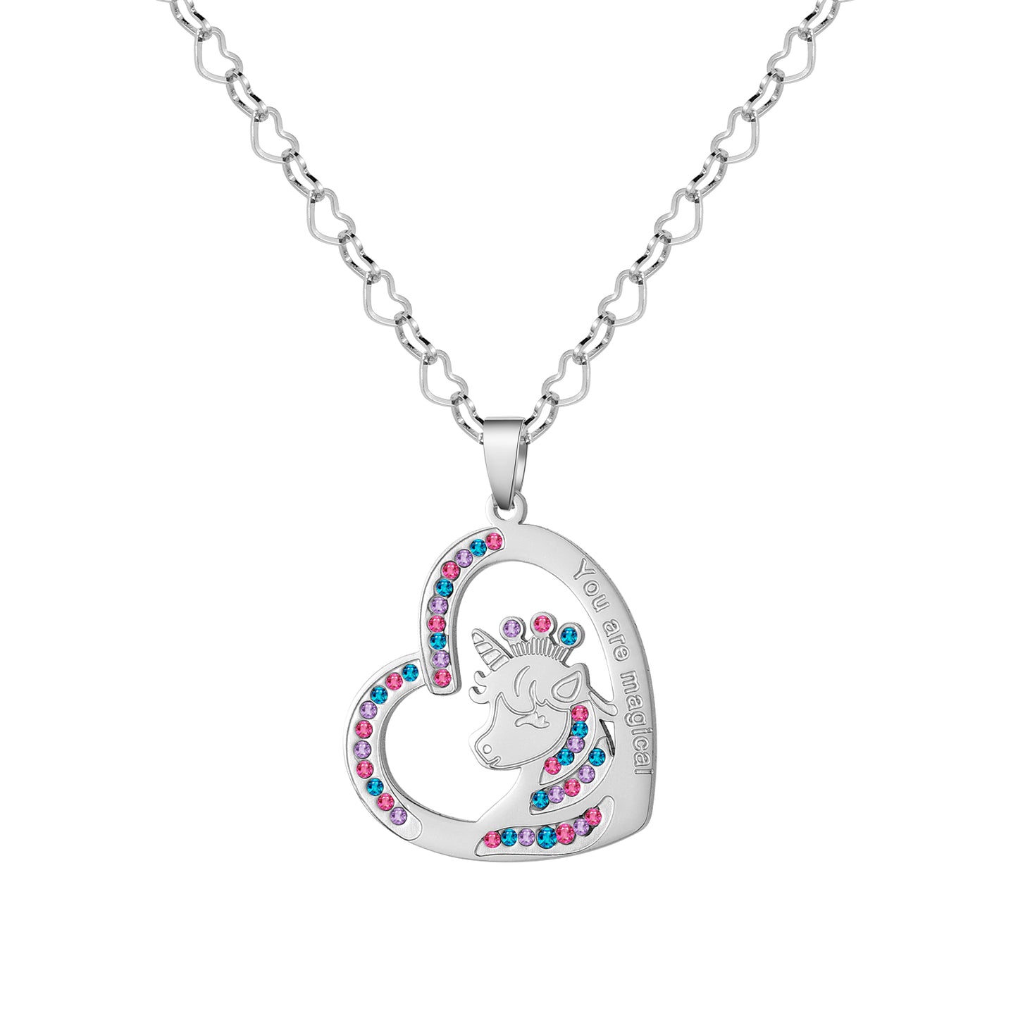 Love Unicorn Name Necklace MN1777