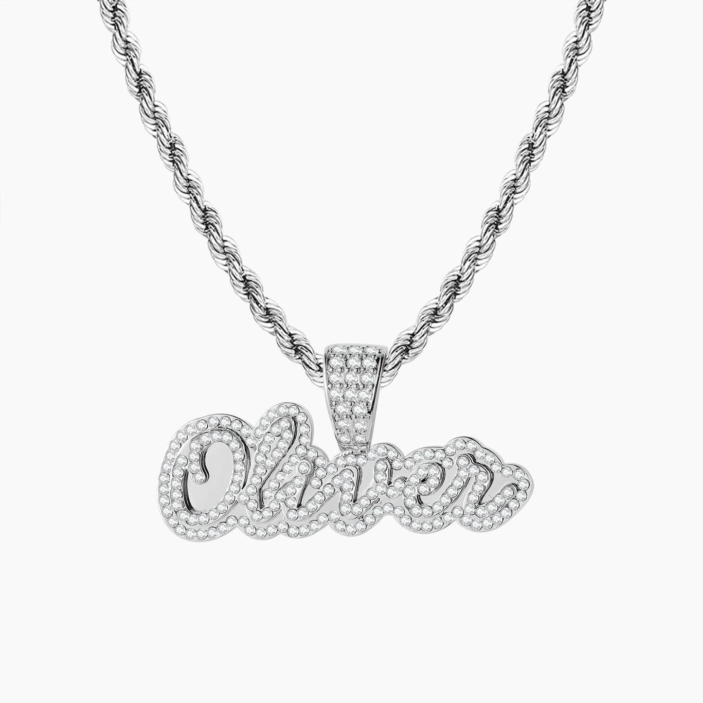 Iced Out Necklace With Name QN671