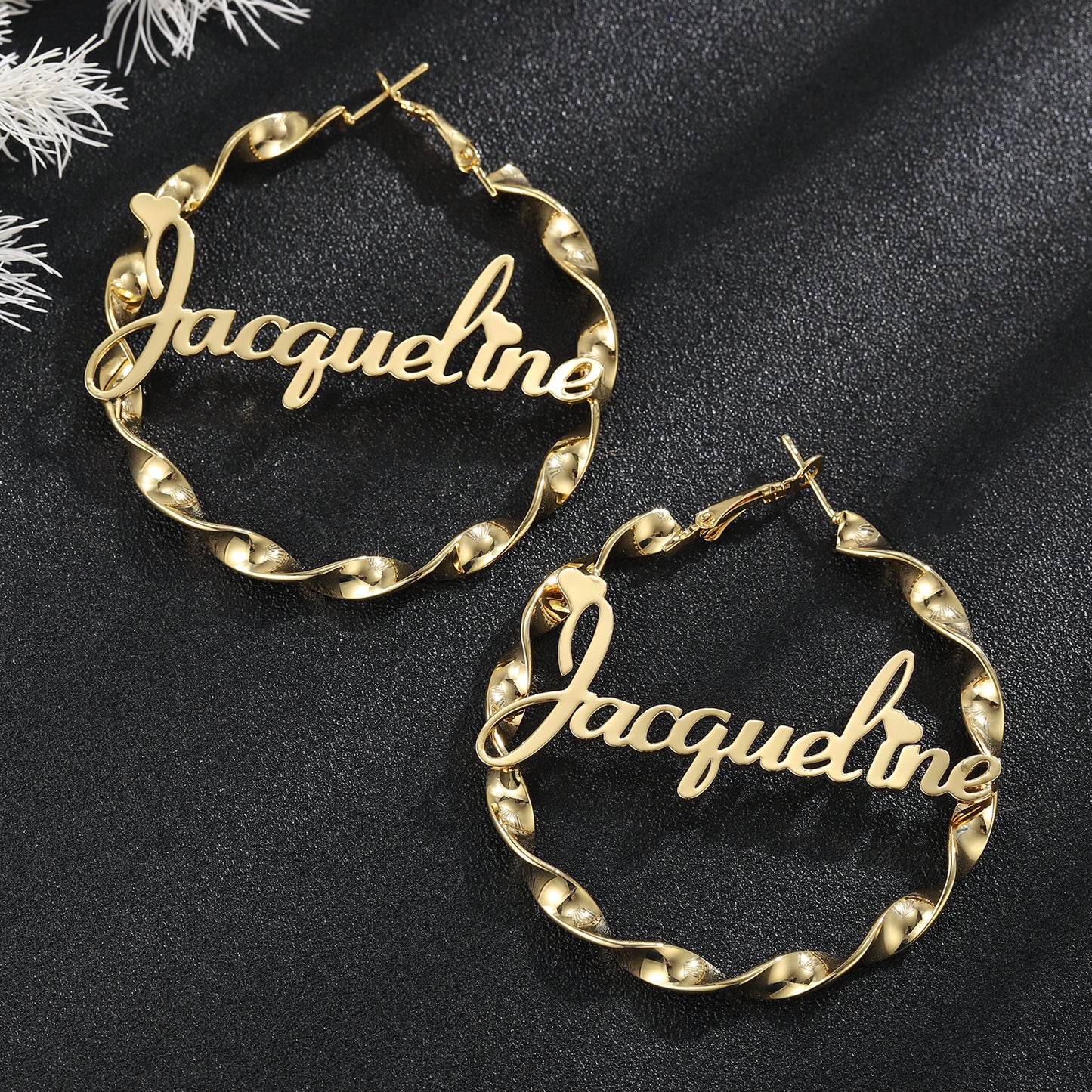 Wave Hoop Earrings QE20787