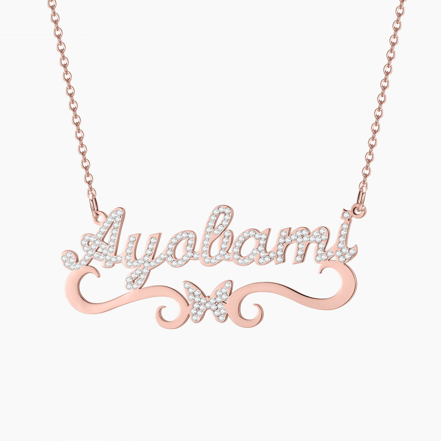 Collier Prénom Papillon QN680