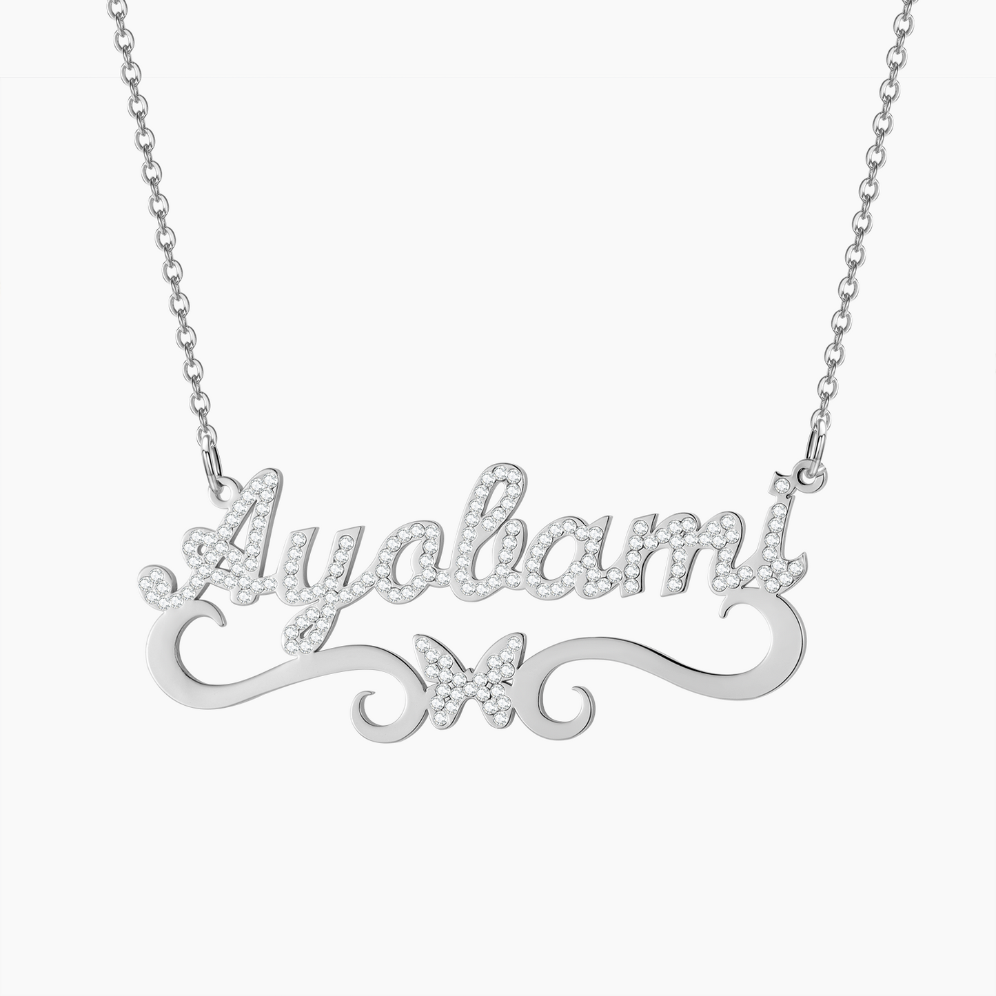 Collier Prénom Papillon QN680
