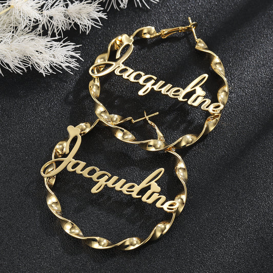 Wave Hoop Earrings QE20787