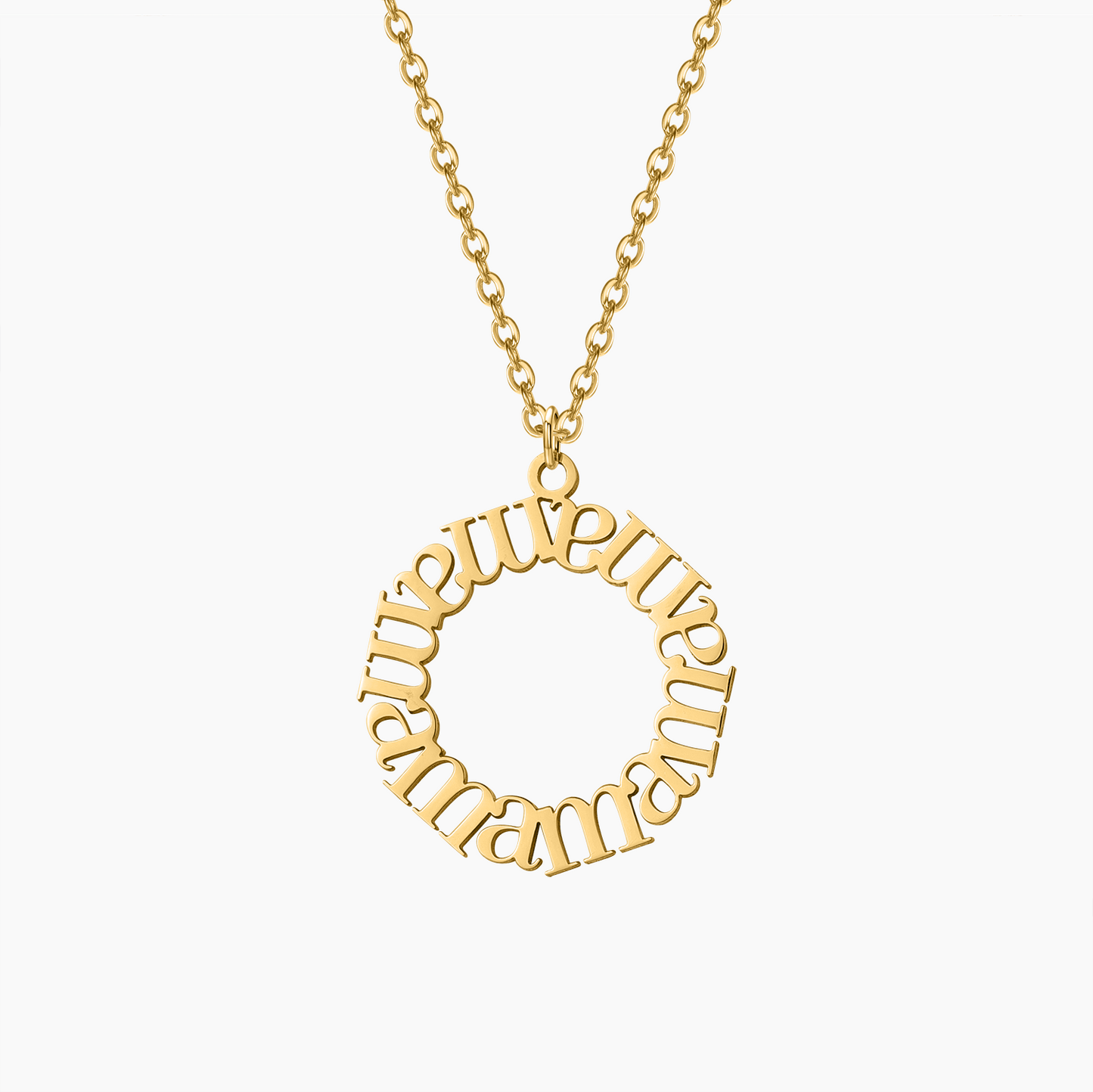 Collier cercle pour femme QN683
