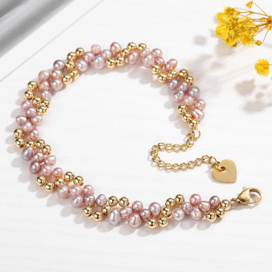 Oval Pearl Bracelet SB155