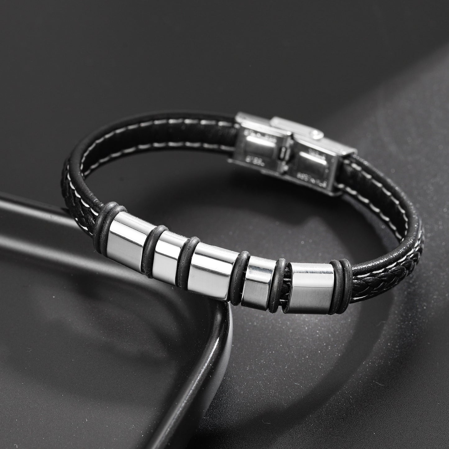 316L Name Bracelets Men Jewelry QB228