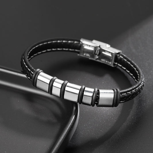 316L Name Bracelets Men Jewelry QB228