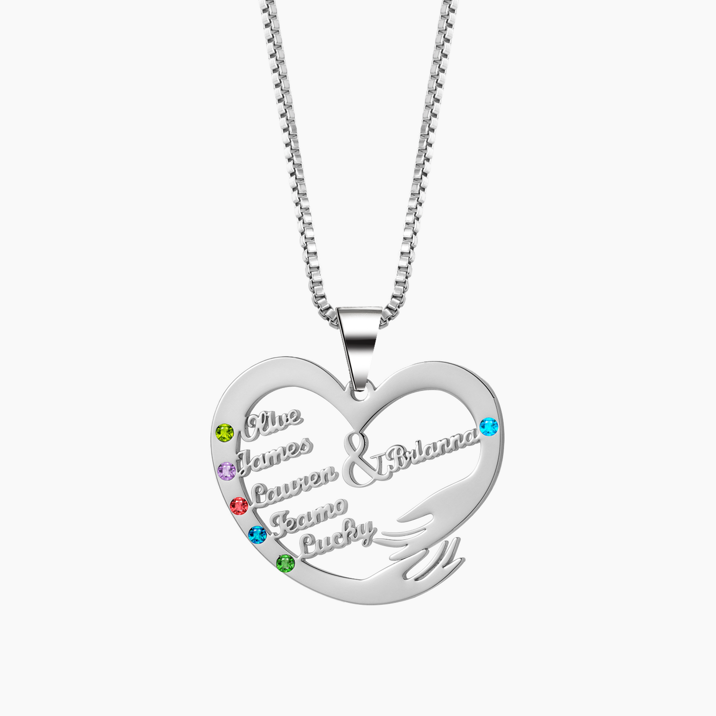 Family Nmae Embrace Necklace QN687