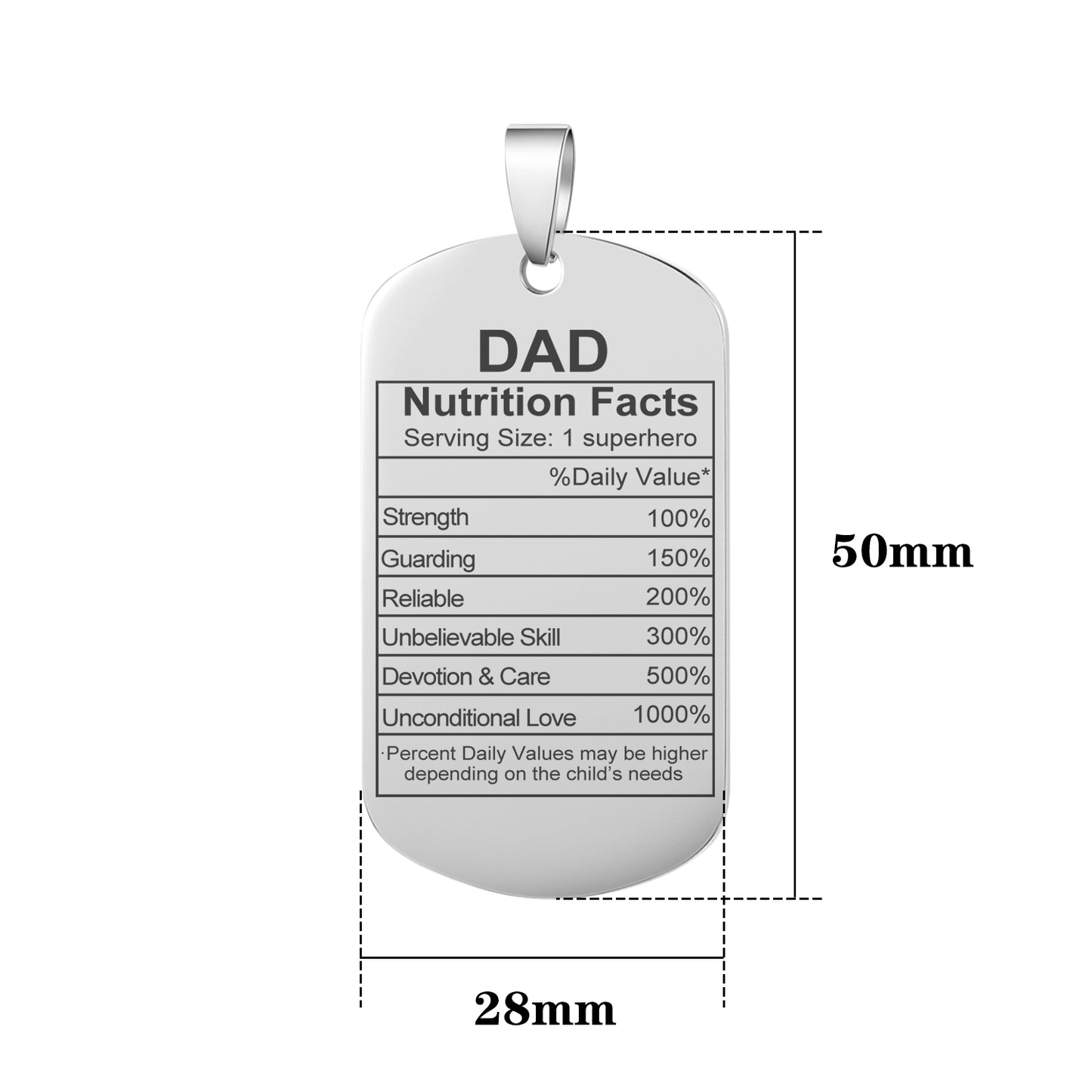 Engraved Necklace For Men HS007