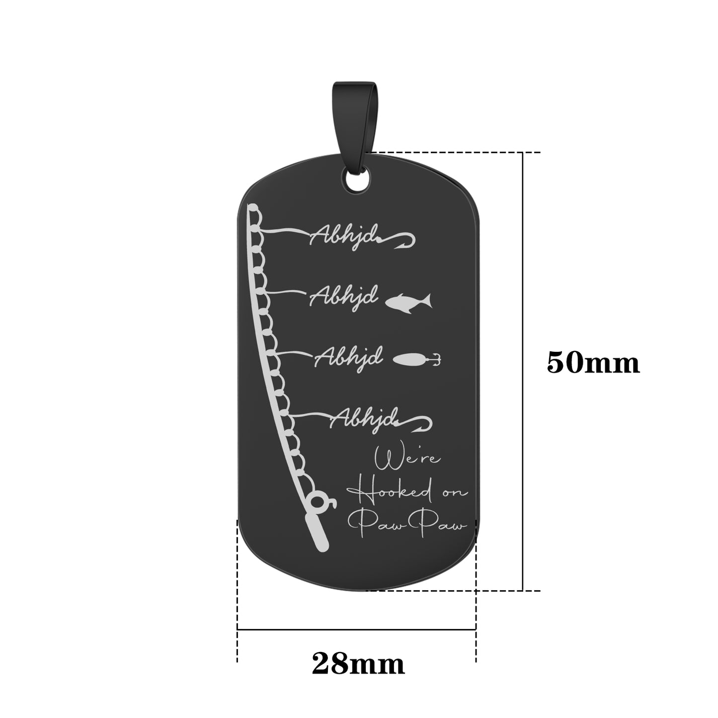 Engraved Necklace For Men HS007