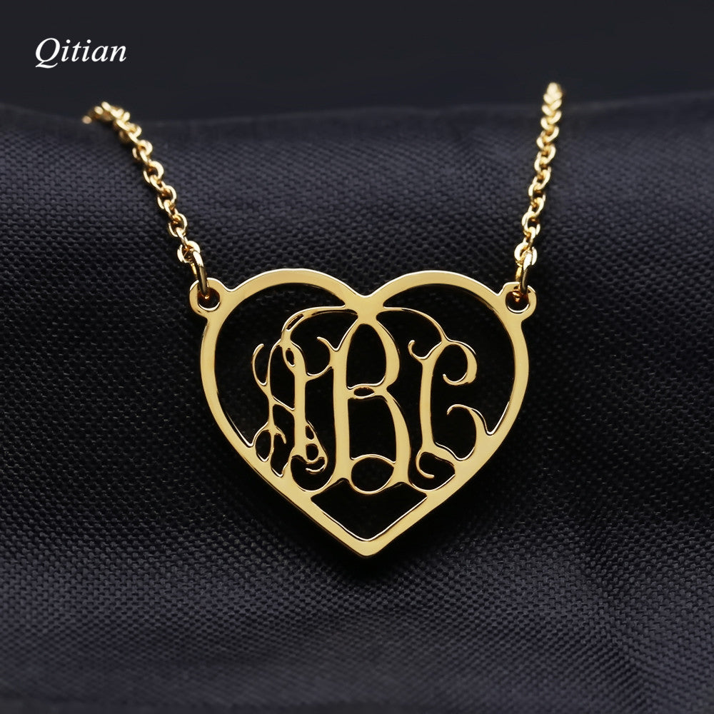 Love Heart Personalized Name Necklace
