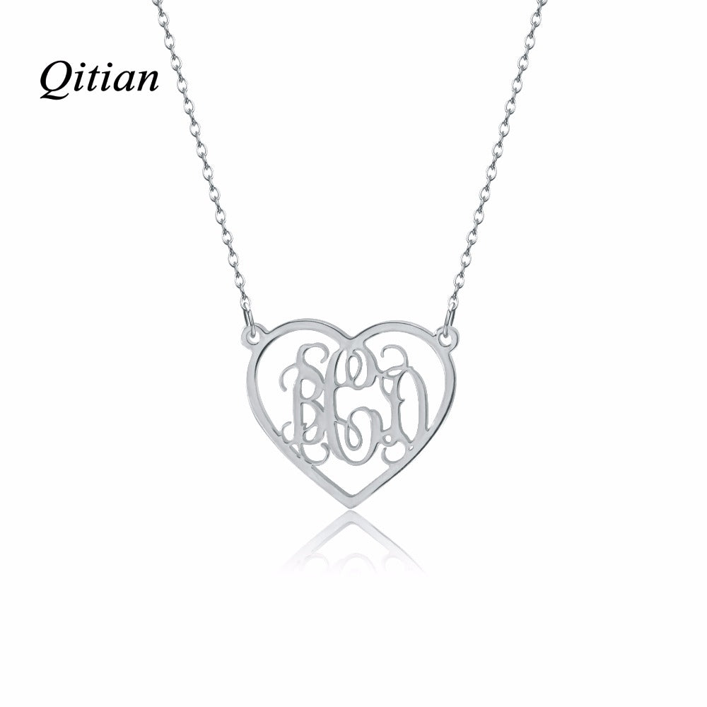 Love Heart Personalized Name Necklace