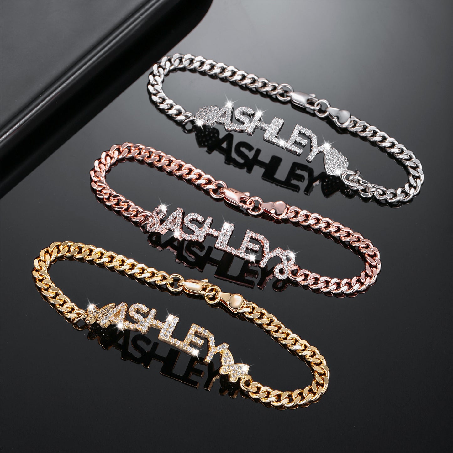 Letters Butterfly Bracelet QB371