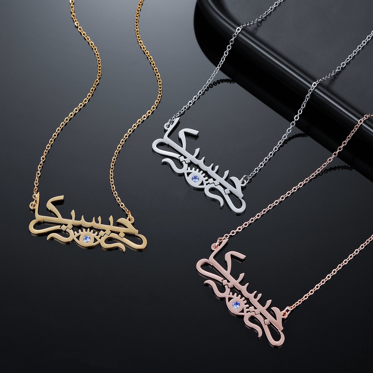 Arabic Demon Eye Necklace QN464