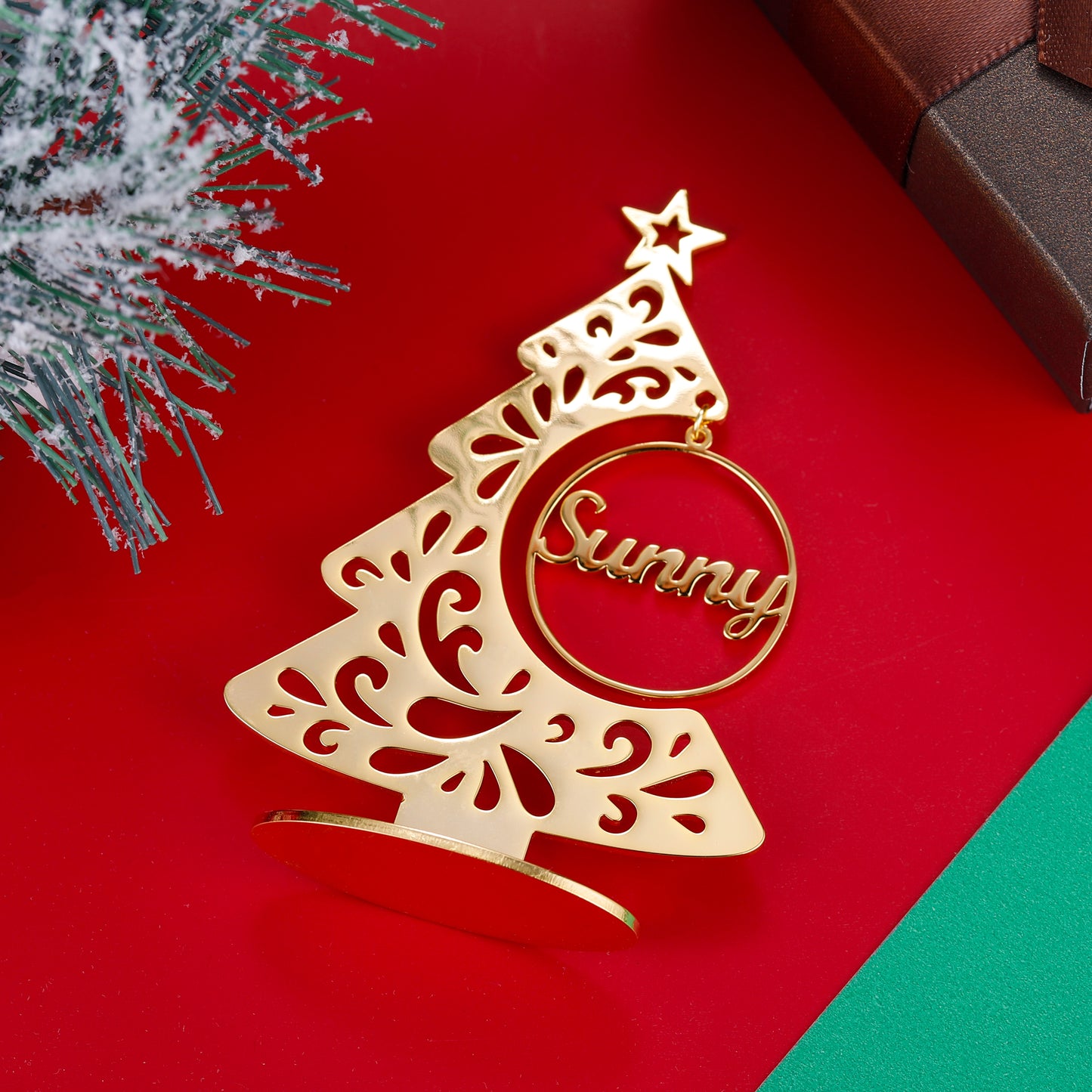 Christmas Tree Custom Name Decoration