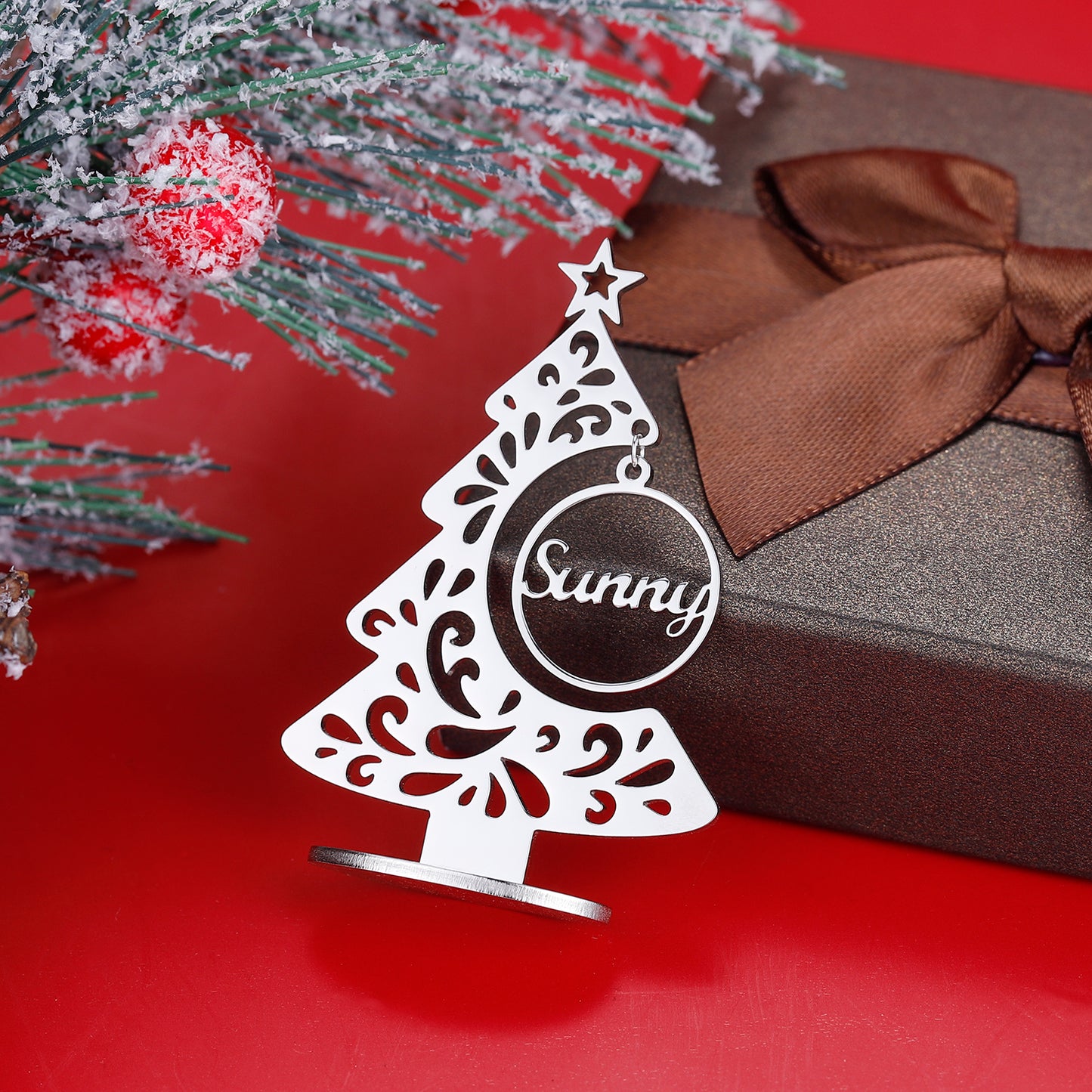 Christmas Tree Custom Name Decoration