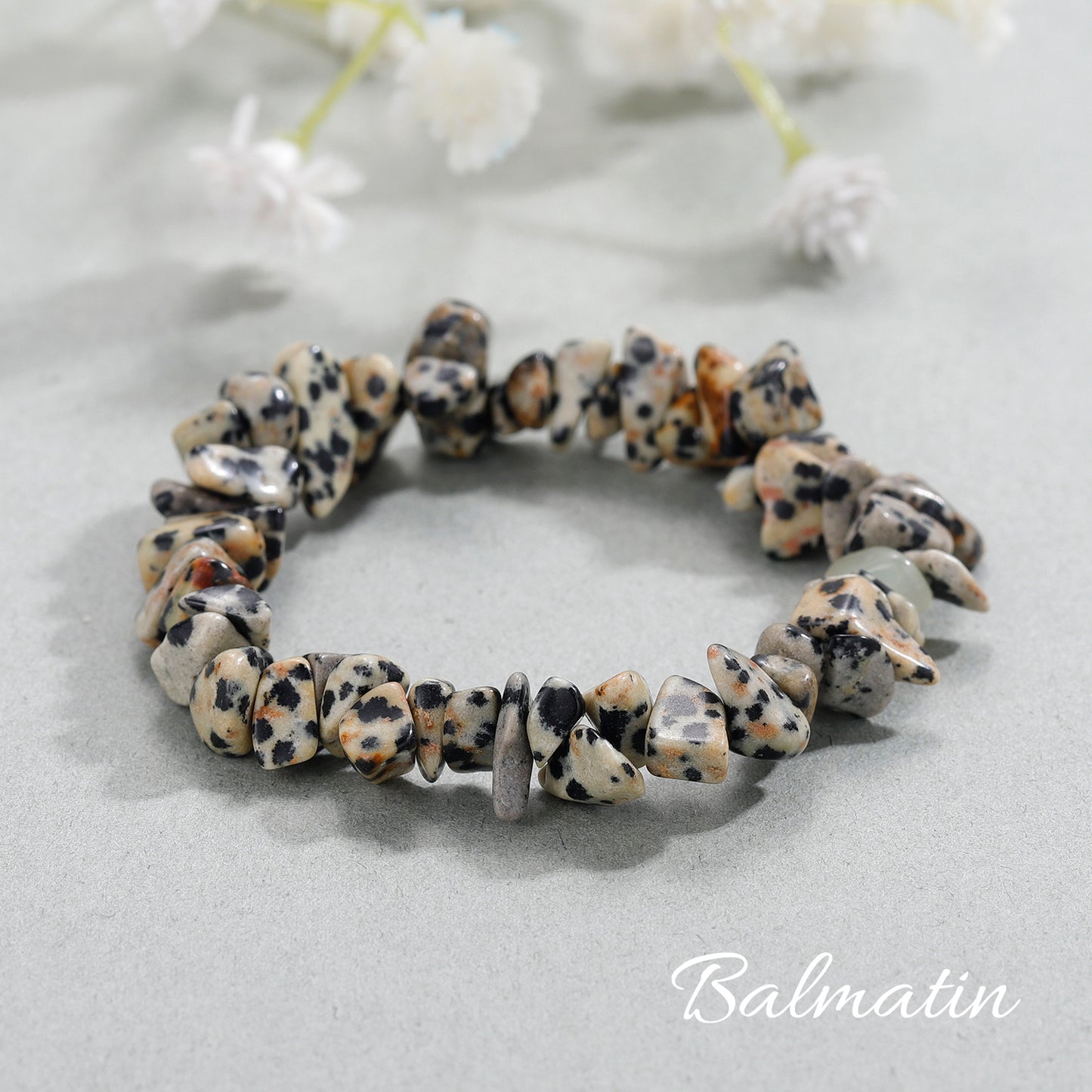 Natural Balmatin Bracelet Earrings SS444