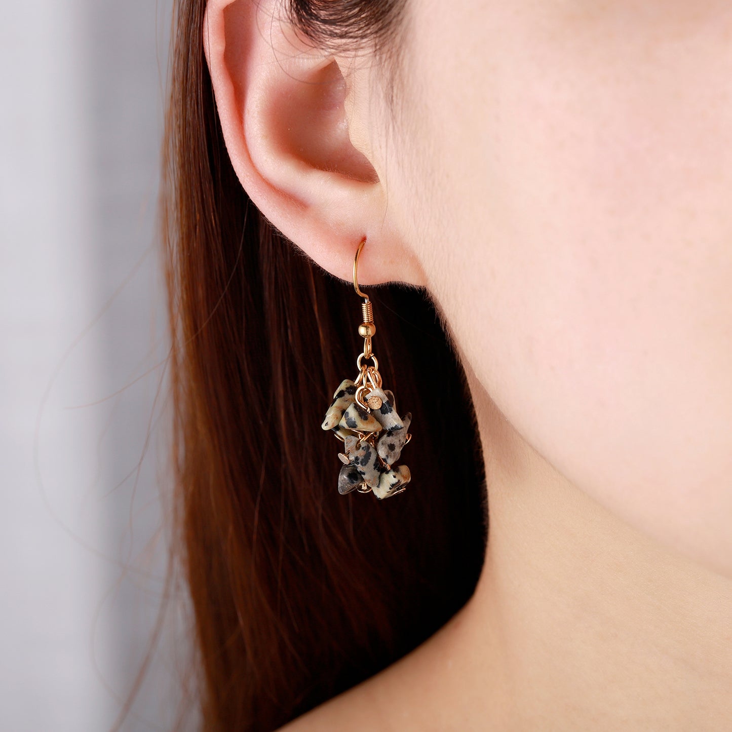 Natural Balmatin Bracelet Earrings SS444