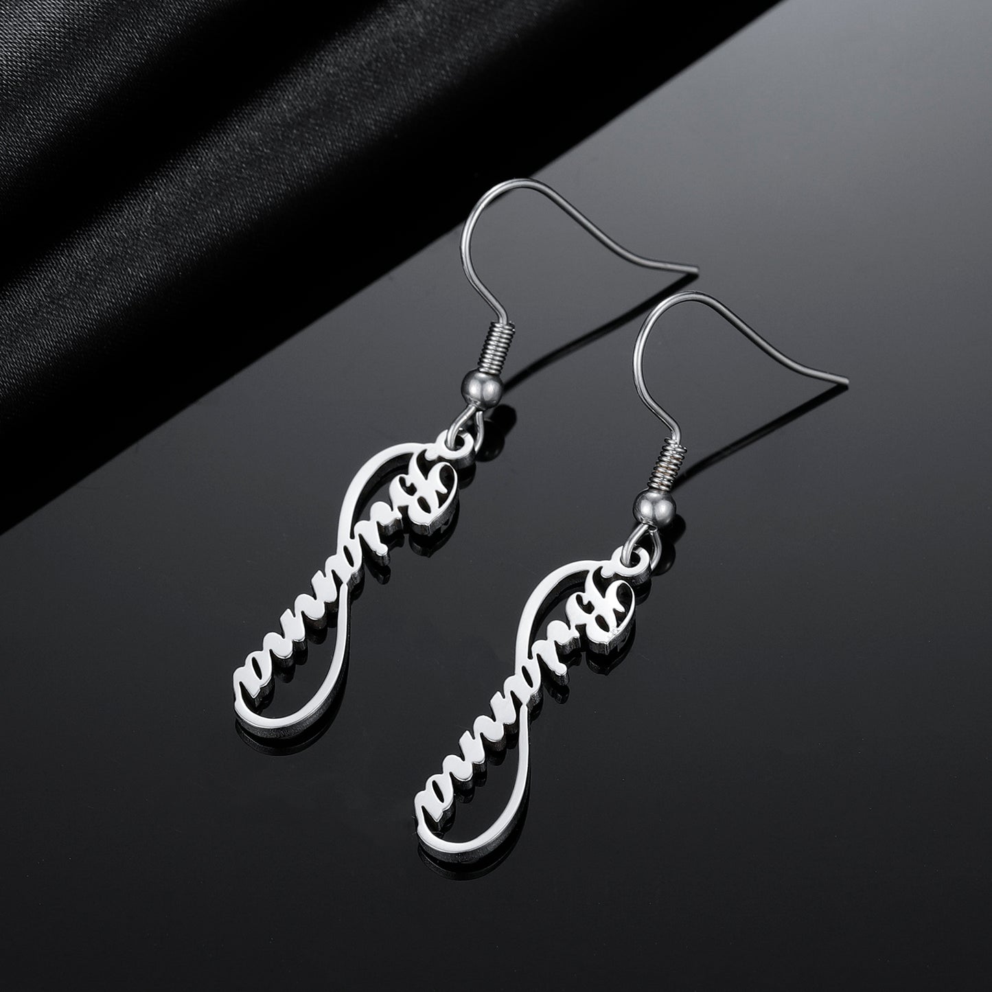 Boucle d'oreille Infinity Drop Name QE492-F15