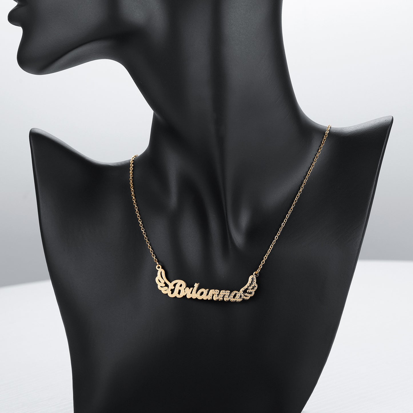 Angel Wings Name Necklace QN618